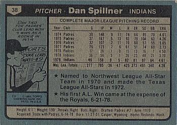 Dan Spillner  baseball card collectible - Main Image 2