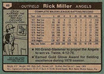 Rick Miller  baseball card collectible - Main Image 2