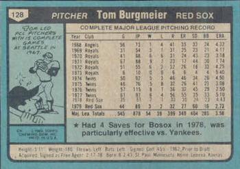 Tom Burgmeier  baseball card collectible - Main Image 2