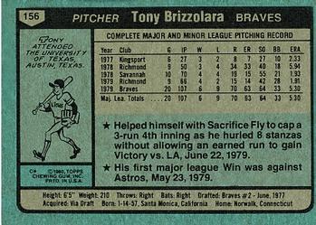 Tony Brizzolara  baseball card collectible - Main Image 2