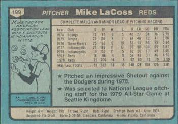 Mike LaCoss  baseball card collectible - Main Image 2