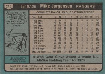 Mike Jorgensen  baseball card collectible - Main Image 2
