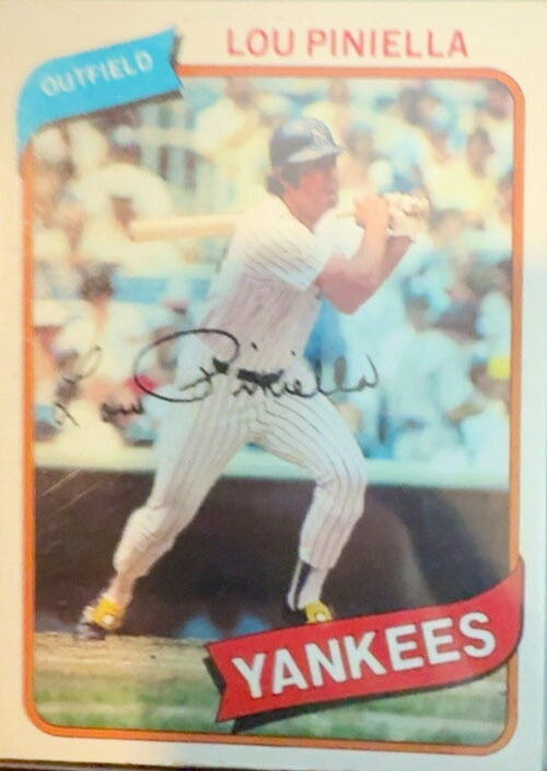 Lou Piniella  baseball card collectible - Main Image 3