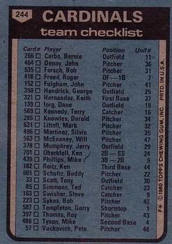 St. Louis Cardinals / Ken Boyer  baseball card collectible - Main Image 2