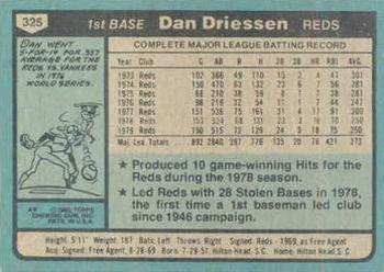 Dan Driessen  baseball card collectible - Main Image 2