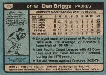 Dan Briggs  baseball card collectible - Main Image 2