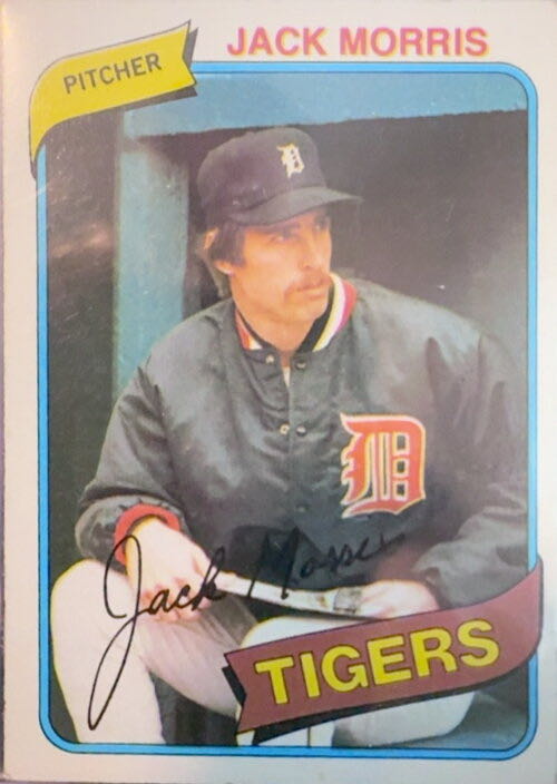 Jack Morris  baseball card collectible - Main Image 3