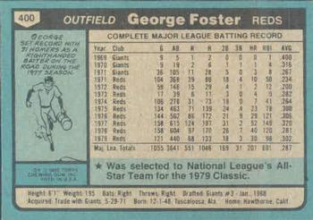 George Foster  baseball card collectible - Main Image 2