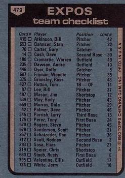 Montreal Expos / Dick Williams  baseball card collectible - Main Image 2