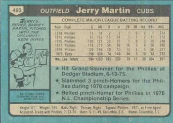 Jerry Martin  baseball card collectible - Main Image 2