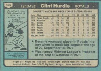 Clint Hurdle  baseball card collectible - Main Image 2