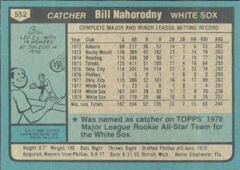 Bill Nahorodny  baseball card collectible - Main Image 2
