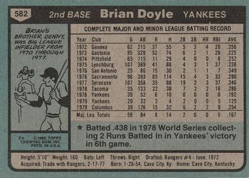 Brian Doyle  baseball card collectible - Main Image 2