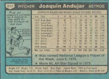 Joaquin Andujar  baseball card collectible - Main Image 2