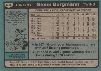 Glenn Borgmann  baseball card collectible - Main Image 2