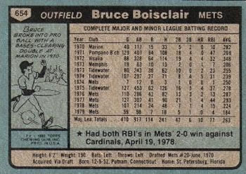 Bruce Boisclair  baseball card collectible - Main Image 2