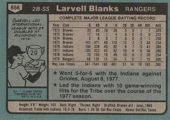 Larvell Blanks  baseball card collectible - Main Image 2