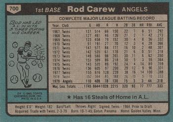 Rod Carew  baseball card collectible - Main Image 2