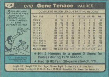 Gene Tenace  baseball card collectible - Main Image 2