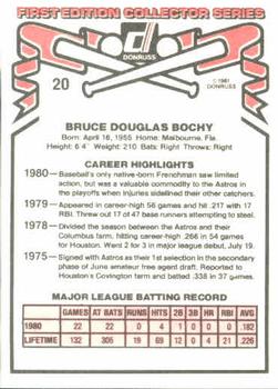Bruce Bochy  baseball card collectible - Main Image 2