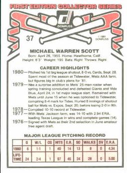 Mike Scott  baseball card collectible - Main Image 2