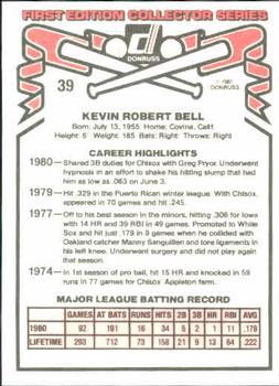 Kevin Bell  baseball card collectible - Main Image 2