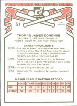 Tom Donohue  baseball card collectible - Main Image 2