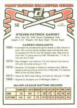 Steve Garvey  baseball card collectible - Main Image 2