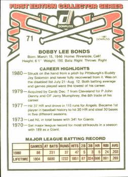 Bobby Bonds  baseball card collectible - Main Image 2