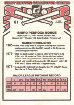 Sid Monge  baseball card collectible - Main Image 2