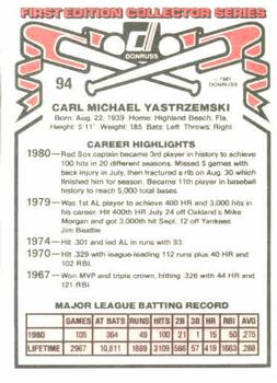 Carl Yastrzemski  baseball card collectible - Main Image 2