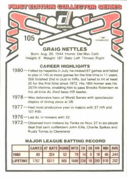 Graig Nettles  baseball card collectible - Main Image 2