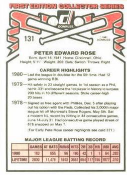 Pete Rose  baseball card collectible - Main Image 2
