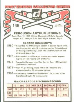 Ferguson Jenkins  baseball card collectible - Main Image 2