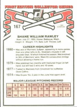 Shane Rawley  baseball card collectible - Main Image 2