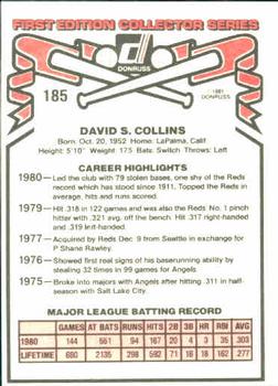 Dave Collins  baseball card collectible - Main Image 2