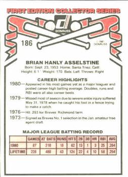 Brian Asselstine  baseball card collectible - Main Image 2