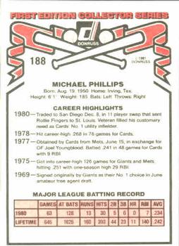 Mike Phillips  baseball card collectible - Main Image 2