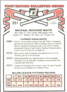 Rick Waits  baseball card collectible - Main Image 2
