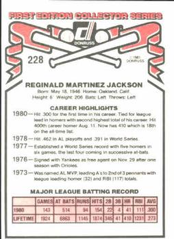 Reggie Jackson  baseball card collectible - Main Image 2