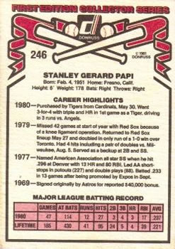 Stan Papi  baseball card collectible - Main Image 2