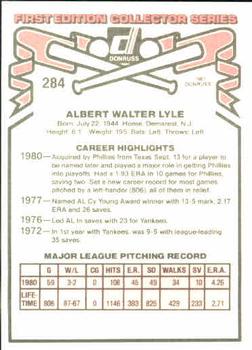 Sparky Lyle  baseball card collectible - Main Image 2