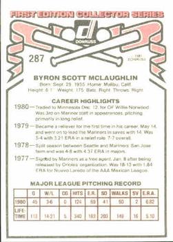 Byron McLaughlin  baseball card collectible - Main Image 2