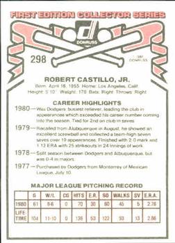 Bobby Castillo  baseball card collectible - Main Image 2