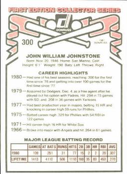 Jay Johnstone  baseball card collectible - Main Image 2