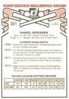 Dan Driessen  baseball card collectible - Main Image 2