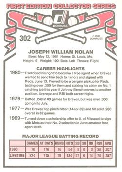 Joe Nolan  baseball card collectible - Main Image 2