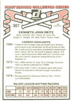 Ken Reitz  baseball card collectible - Main Image 2