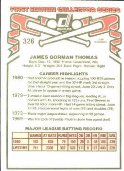 Gorman Thomas  baseball card collectible - Main Image 2