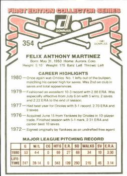 Tippy Martinez  baseball card collectible - Main Image 2